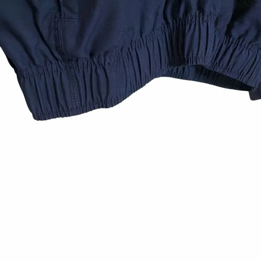 Adidas Del Val‎ Golf Climashell V-Neck Pullover Windbreaker Jacket Navy Blue XL